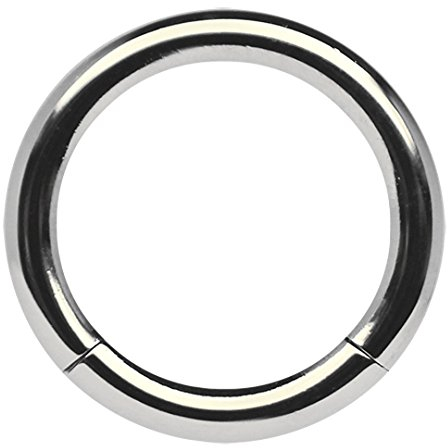 Titan Ear Piercing, piercing intimo gioiello segmento liscio anello 3,0 mm, Titanio