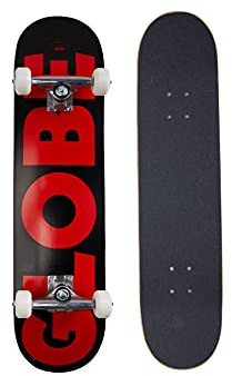 Globe G0 Fubar Brett, Schwarz/Rot (Mehrfarbig), 7.75FU