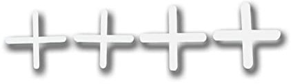 FHYTGBS Kreuz-Keramikfliesen-Spacer - 100 stücke Kunststoff weiße Fliesen-Keramik-Tiller-Clips (Inner Diameter : 1mm)