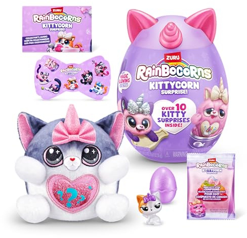 Rainbocorns Kittycorn Surprise Serie 7, amerikanische Kurzhaarkatze – Plüsch zum Sammeln