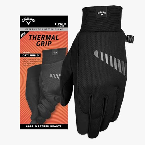 Callaway Golf Thermal Grip Cold Weather Guantes de Golf, para Mujer, Pack de 2, 2023