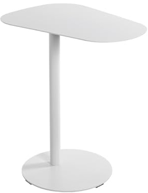 HAKU Beistelltisch weiß Metall Couchtisch klein - Maße: B 53 x H 60 x T 38 cm Style: Modern