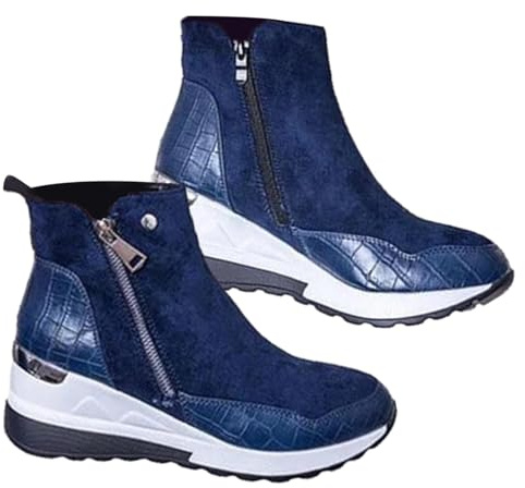 Winter Snow Boots,Vinter Snow Boots Anti-Slip Varmt Bekvämt Furry Foder
