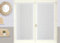 Atout Ciel - Par de visillos con pasamanos listos para Colocar, 2 x 60 x 90 cm, Color Blanco
