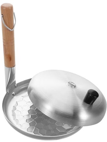 OFFSCH Egg Japanese Pot Small Egg Frying Pan Nonstick Omelette Pan Lid Vertical Handle Gas Stove Use