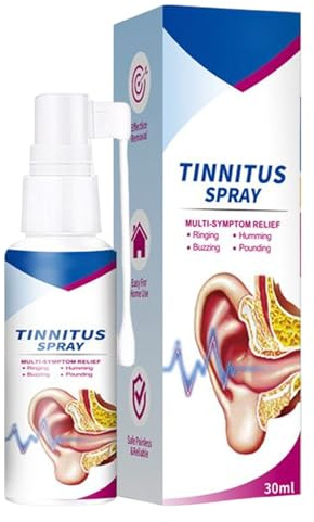 Hkuoeue Spray per il ripristino 'udito, 30 ml, nebulizzatore di supporto per le orecchie, spray portatile per la riduzione del rumore, per bambini, uomini, donne, adulti, viaggi all'aperto a casa