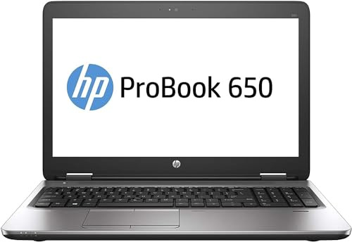 HP ProBook 650 G2 - Laptop empresarial de 15.6 pulgadas, Intel Core i5-6200U, 16 GB de RAM, SSD de 256 GB, teclado QWERTY, Windows 11 Pro (renovado)
