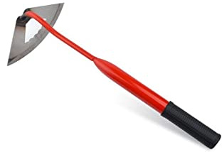 Rastrello per foglie da prato, Zappa da giardino, 1 pezzo, in acciaio, portatile, for piantare fiori, ortaggi, terreno, allentamento, diserbo, rastrello for