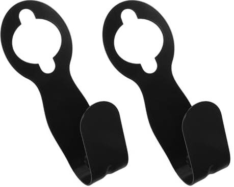 DECHOUS 2pcs Wall Mounted Garden Hose Holder Hooks Heavy Duty Metal Flexible Water Hose Hanger Brackets for Outdoor Pipe Storage and Plant Watering
