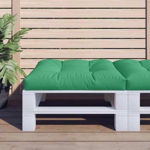 Frdhee Rückenkissen Stuhlkissen Eckbank Auflagen,Palettenkissen Grün 80x80x12 cm Stoff,Auflage Für Sitzbank Gartenbank Gartenmöbel,Keine Montage Erforderlich