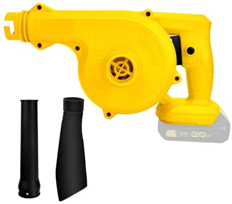 DRAUXI Soplador de Hojas inalámbrico for batería 20 V, soplador Aire eléctrico, Mango, aspiradora Limpieza de Jardines