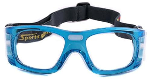 VOLOCOVER（TM Outdoor Protective Sports Goggles Glasses for Basketball Football Volleyball Squash Hockey (Blue)