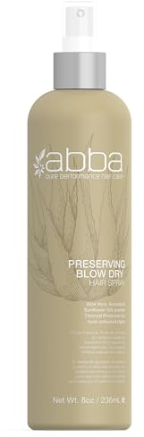 ABBA Smoothing Blow Dry Lotion - Mango Extract and Argan Oil - Lightweight Lotion to Tame Frizz and Enhance Shine - Amazing Formula for Un-Tamed Hair - Maintains Style and Manageability - 6 Oz/177 Ml