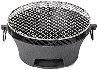 XMING Estufa de carbón de Hierro, Estufa de Barbacoa, Calefacción, Estufa de carbón, Brasero al Aire Libre, Chimenea, Preparación de té, Estufa de Barbacoa Interior for el hogar (Size : 25cm)