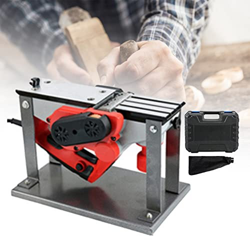 Cepilladora de artesanía para pulir madera 1800w, cepilladora de madera eléctrica portátil, motor de cobre de alta potencia, ajuste libre, para trabajos de carpintería, bricolaje, trabajo rápido de