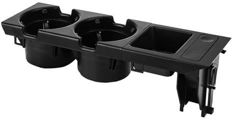 Hoypeyfiy 51168217957 Car Cup Holder Console Drink Holder Bottle Coin Box Replacement for BMW 3 series Replaces 51168217953