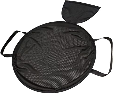 Zusammenklappbarer Wäschekorb, tragbar, 66 cm, Blau