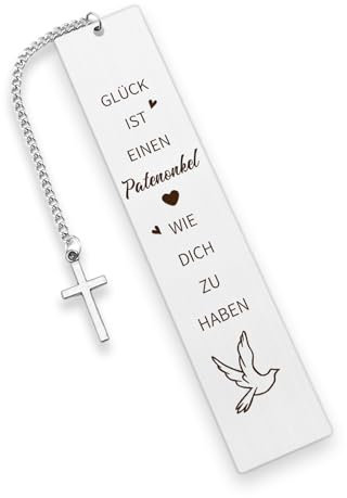 Patenonkel Geschenk,Geschenk Patenonkel,Patenonkel Geschenk Weihnachten,Lesezeichen Metall,Geschenk für Patenonkel,Geschenke für Patenonkel,Bester Patenonkel Geschenk,Geschenk Patenonkel Weihnachten