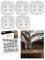 Funidelia | 5 telarañas de 50gr y arañas ▶ Animales, Halloween, Terror - Decoración para fiestas de cumpleaños, fiestas de disfraces, Halloween y Carnaval - Blanco