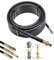 M&M Smartek Tubo di pulizia per/compatibile con Nilfisk Alto Gerni per scarico WC canale sifone – 1/8 connettore – tubo ad alta pressione pulizia
