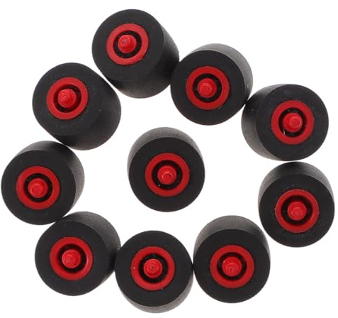 10pcs Pinch Roller for Recorder Plastic Rubber Replacement | Cassette Deck Repair Part, for Tape Recorder and Player, Convenient to Store and Carry