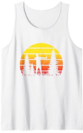Bogenschießen T-Shirt Herren Bogenschütze Bogensport Tank Top