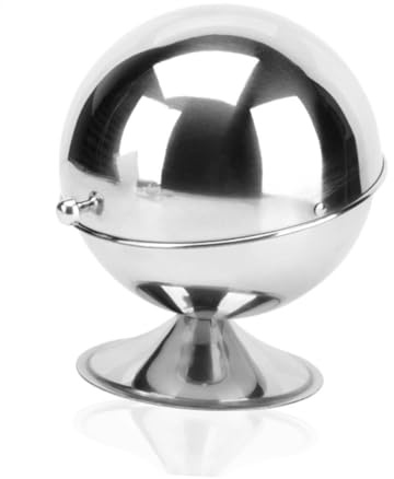 GLEAVI Bol à Sucre Acier Inoxydable Sphérique Créatif Distributeur De Fondant Et Assaisonnement Anti-rouille Usage Domestique Et Restauration