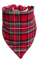 New Dogs Bandanas Red Royal Stewart Tartan Woven scrunchie ACCESSORY Handmade UK (XL Scrunchie Tartan Red)