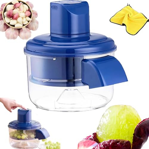 Pelatrice Elettrica,2025 Upgraded New Electric Automatic Peeling Machine,Automatic Small Fruit Tomato Peeler Tool Rechargeable Home Kitchen,For Grapes, Cherry Tomatoes (1SET)