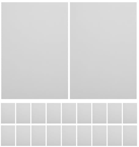 SEWOART Puzzle Saver Adhesive Paper with Smooth Application and Flat Seamless Finish 50 Sheets White Versatile Display and Secure Assembly for Jigsaw Puzzles for Classroom or Office Décor