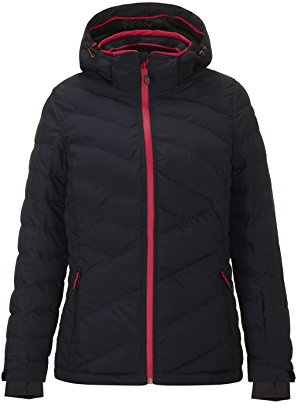 Killtec Hilja Giacca Da Sci E Snowboard In Piuma D'oca Con Cappuccio Staccabile E Protezione Da Neve, Donna, Blu Scuro, 34