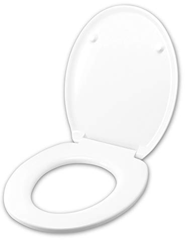 WC-Sitz für CATALANO ZERO LIGHT TERRA/HÄNGE/MB Duroplast Weiß Normales Scharnier Edelstahl