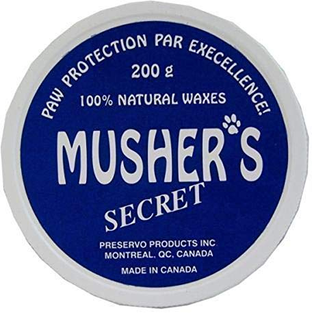 Musher's Secret Pet Paw Protection Wax Moisturizer Invisible Boots Snow (200g.) for Dog Pet Puppy