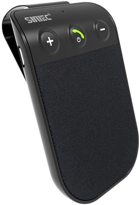 Bluetooth Speaker for Car Handsfree Talking: Hands Free Bluetooth Car Speaker Phone Kit for Cell Phone - AUTO Power ON Off Support Siri Voice Assistant Wireless Kit with Visor Clip