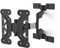 Hama Fullmotion Ultraslim TV Wall Bracket, Tilt, Swivel, Extendable, Fully Movable, for televisions 19 – 48 inches, VESA up to 200x200, Black