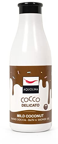 Aquolina Bagno Doccia COCCO DELICATO. Bagnoschiuma leggero e di veloce assorbimento - 500 ml