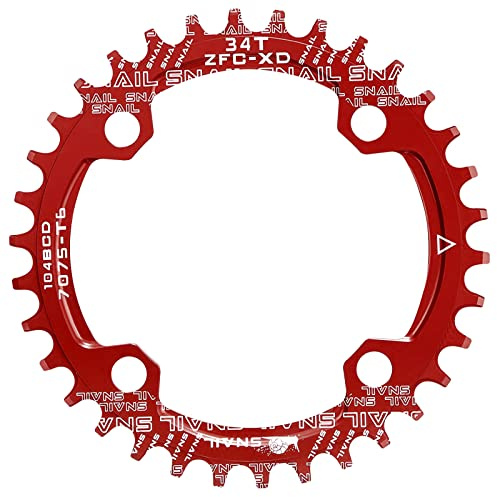 Jane Eyre Fahrrad kettenblätter 104 BCD 32T 34T 36T schmales breites Einzel kettenblatt, rundes schmales breites Kettenblatt für Rennrad Mountainbike BMX MTB