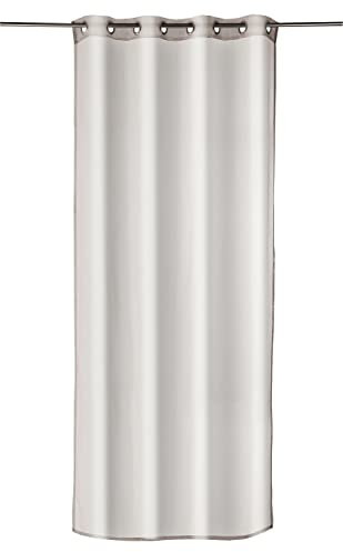 Home4You Ösenschal - Taupe - Polyester - 140 x 245 cm