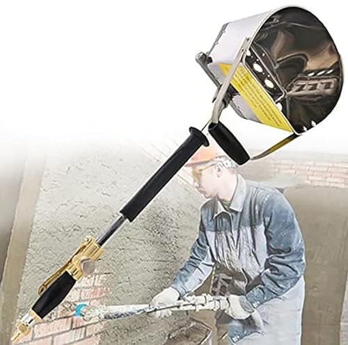 HLGKBY Hopper Beton-Stuck-Gips-Farbwandwerkzeug, Betonspritzgerät, pneumatische Zementmörtel-Spritzpistole, multifunktionale Spritzpistole zum Streichen von Außenwanddecken