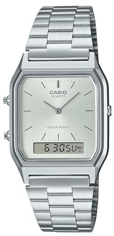 Casio AQ-230A-7A Silber Ana-Digi Uhr One Size, Silber, Sport