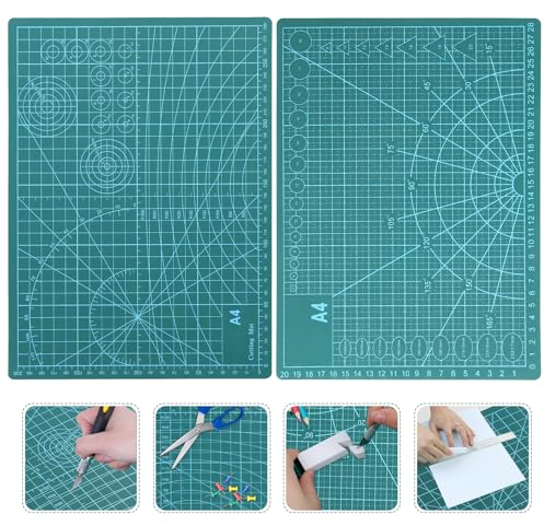 tappetino modellismo,tappetino da taglio, a 5 strati, per lavori di cucito, artigianato - 2 pezzi 22 x 30 cm (A4),Perfetto per artigiani e appassionati di fai da te