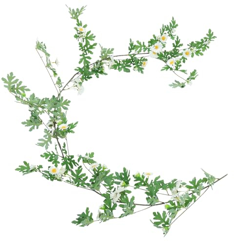 LIFKOME Künstliche Weinrebe 1 Stück Weiß Silk Flower Kunststoff