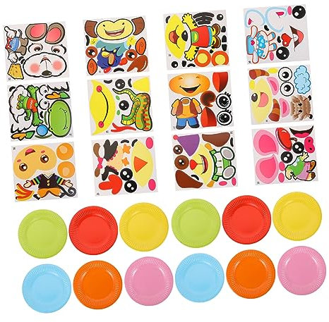 TOYANDONA Papierteller-aufkleber Mit Chinesischen Motiven Für Diy Handgemachte Papiergeschirr Dekoration Umweltfreundliches Papiermaterial Für Junge Mädchen Und Bastelprojekte
