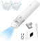 Euakee 19000 PA Aspirateur à Main Sans Fil, Mini Rechargeable 3 en 1 Puissant, Multifonctionnel pour Maison, Voiture, Bureau, Table, Canapé (Blanc)