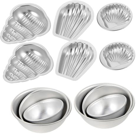 SEWACC 12 Stück Aluminiumlegierung Badekugelform Selbstgemacht Salzkugelform Seifenherstellungsform Für Anfänger Und Profis Leicht Entformbar Für Dekorative Badekugeln Und Shampoo Pressformen