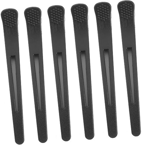 minkissy 6 Stücke Haar Trennung Clips Kunststoff Friseur Clips Zufällige Farben