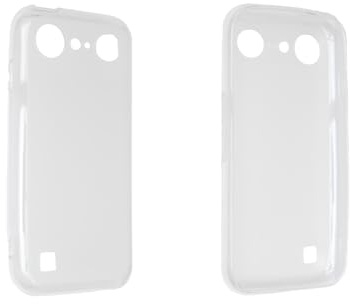 caseroxx Schutzhülle für Doro Aurora A10 / A11 in weiß-transparent – Flexibles TPU-Case aus stoßfestem Gummi, passgenaue Handy-Tasche mit Kantenschutz & rutschfestem Grip