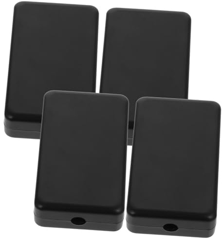 OFFIGAM 4pcs Plastic Junction Box Lightweight Portable Electrical Project Boxes for Outdoor Lighting Applications and Tunnel Lights Cable Organiser