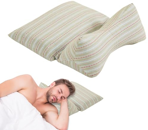 Genérico Almohadas de Alforfón para Dormir | Almohada de Soporte Cervical con Cáscara de Trigo Sarraceno | Accesorio de Viaje Cojín Transpirable para Mujeres Yoga Relajación Dormir Hogar y Transporte