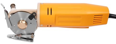 1400 U/min Elektrischer Rotationsschneider Elektrische Schere Stoffzuschnitt Scissor 170W, 24.5 * 5.6cm, für Schneiden von Pappe, Stoff, Teppich, Leder, Schnittdicke 25mm